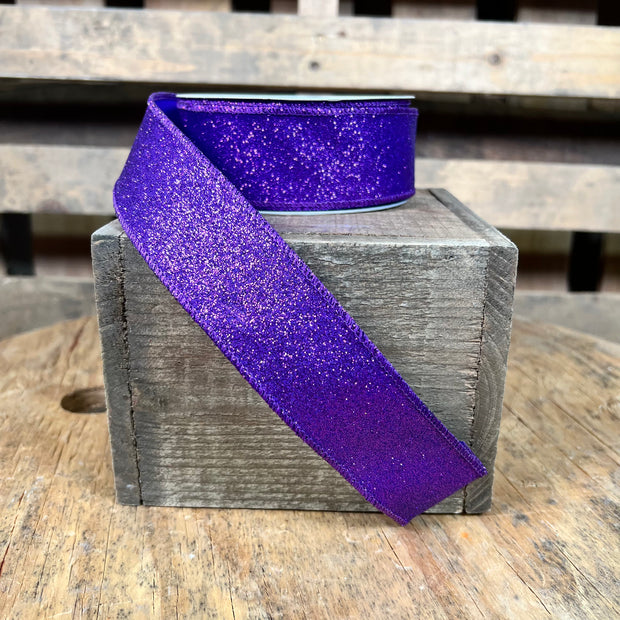 1.5"X10YD SHIMMER GLITTER - PURPLE - RGC159623