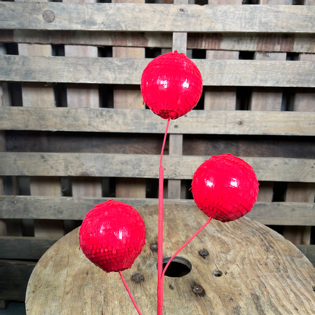 28 Inch Red sequin ball Spray - 63753RD