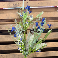 24” Blue floral bush - FH807171