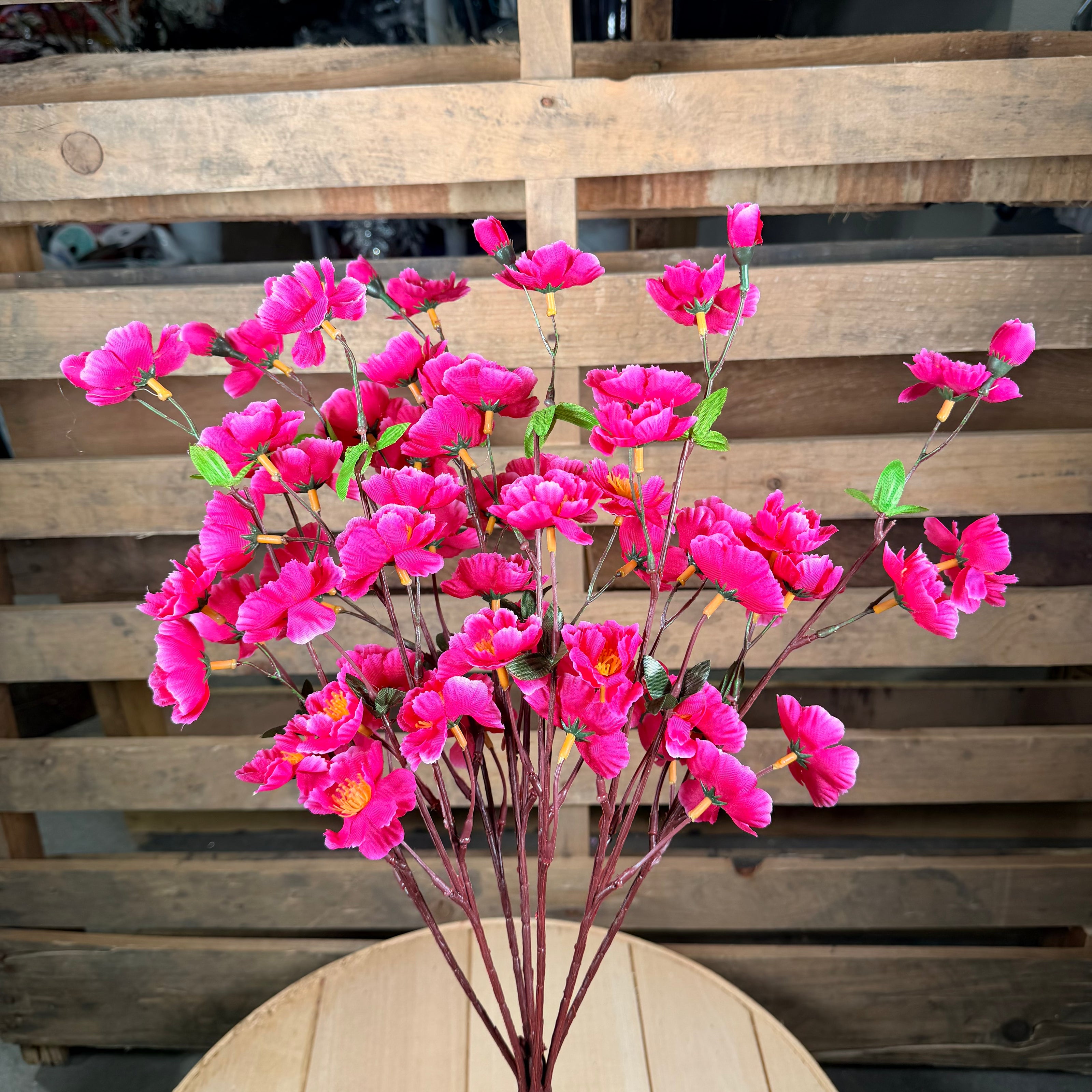 Pink peach blossum bush -  52494