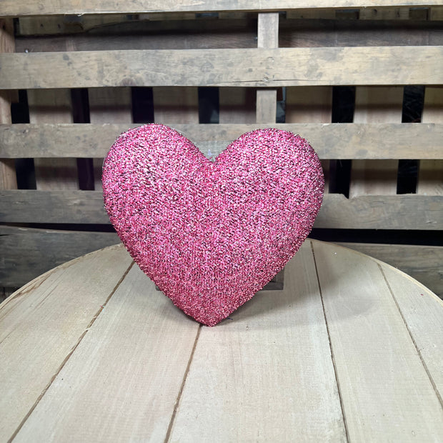 8” Pink foam  heart  - 9738323sm