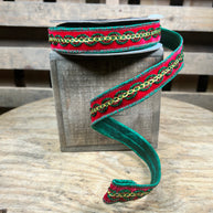 1” x 10Y Christmas designer ribbon - 25B7631