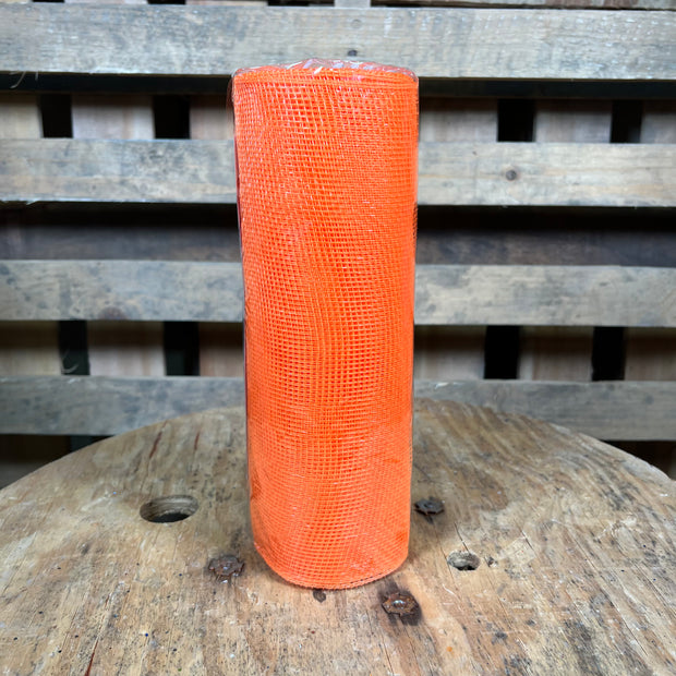 10"X10YD orange mesh - RE130220