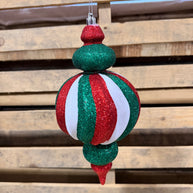9.75'L SWIRL BALL FINIAL ORNAMENT
- XJ7304YM