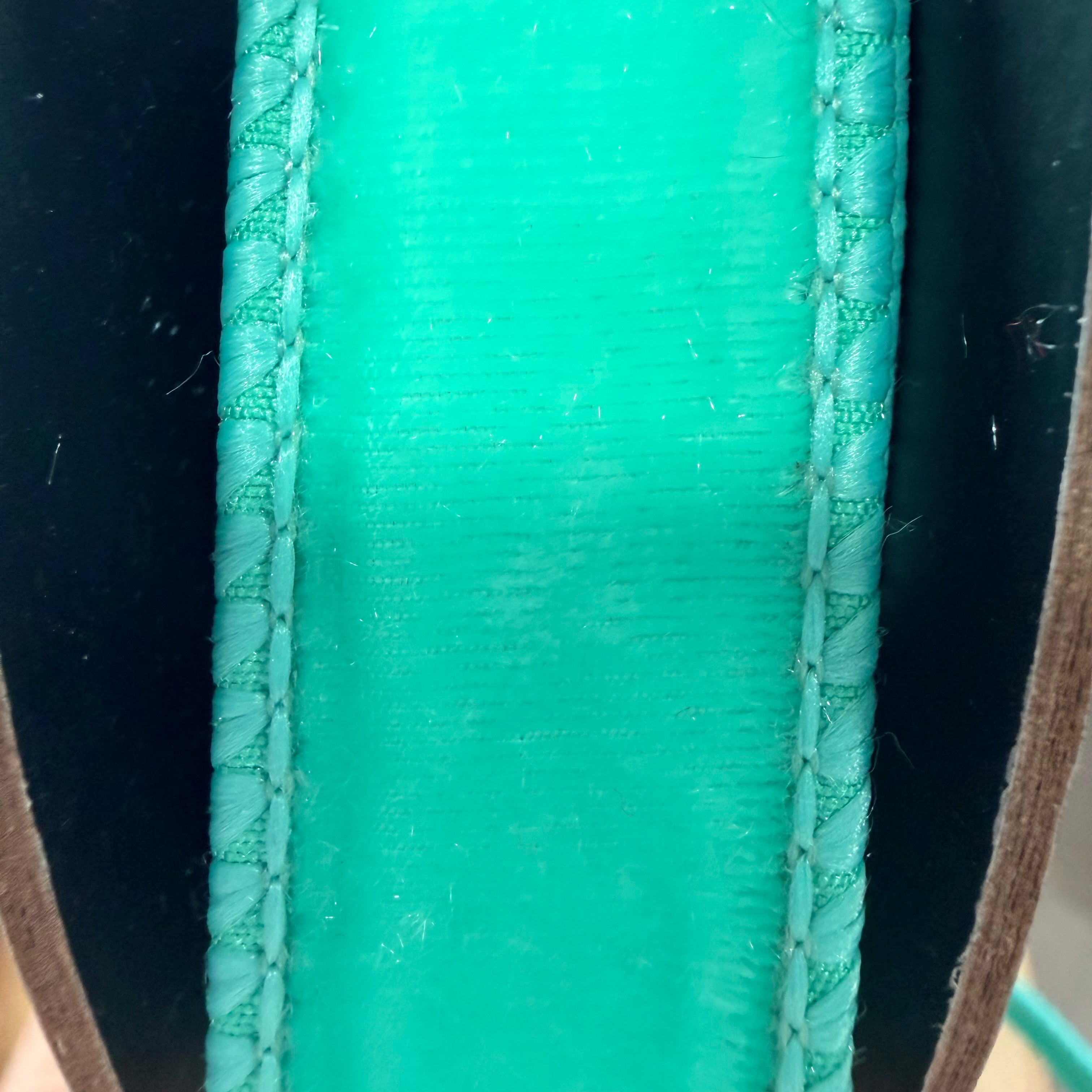 1” x 10y Seafoam velvet designer ribbon - QK258635