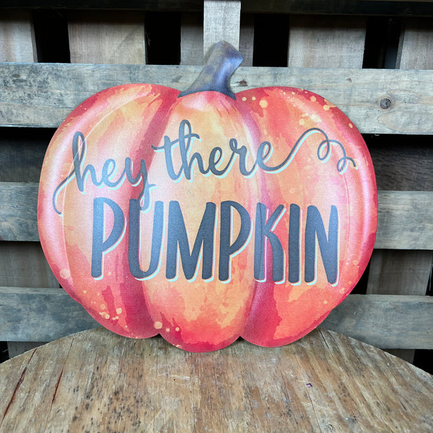 12"DIA Pumpkin sign - MD0762