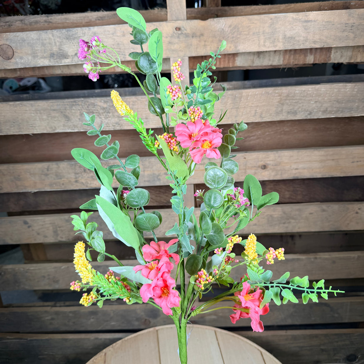 27"  Spring floral Bush  - FH8225E2