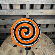 7in Orange velvet lollipop - 57245ORBK