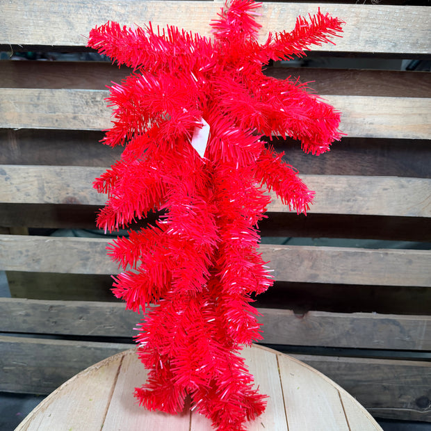 24"H red tear drop swag base - xx930524