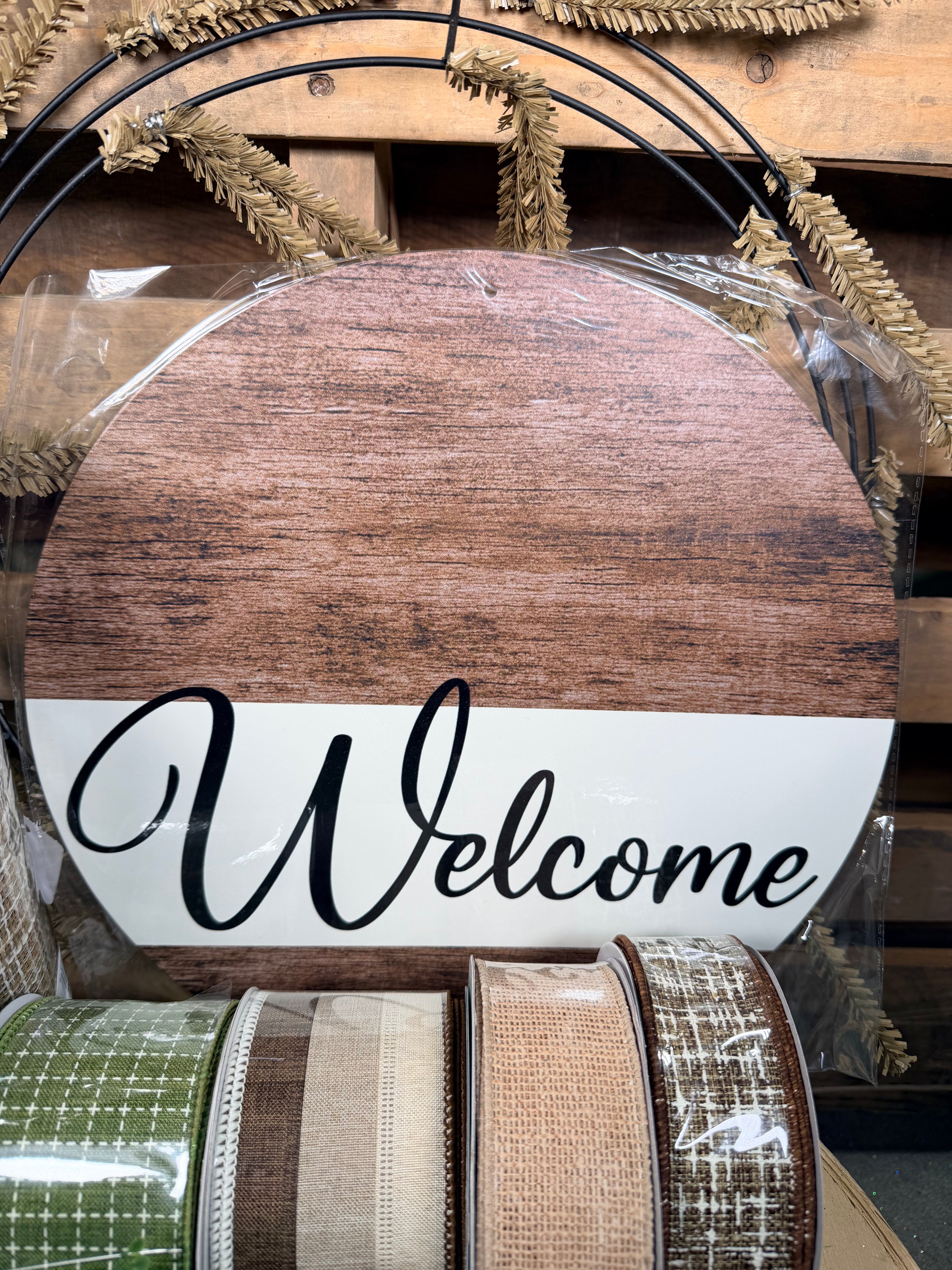 Everyday Welcome wreath kit - DIY wreath kit - EVDYKIT2