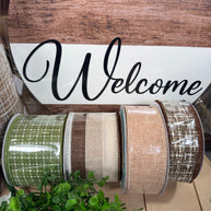 Everyday Welcome wreath kit - DIY wreath kit - EVDYKIT2