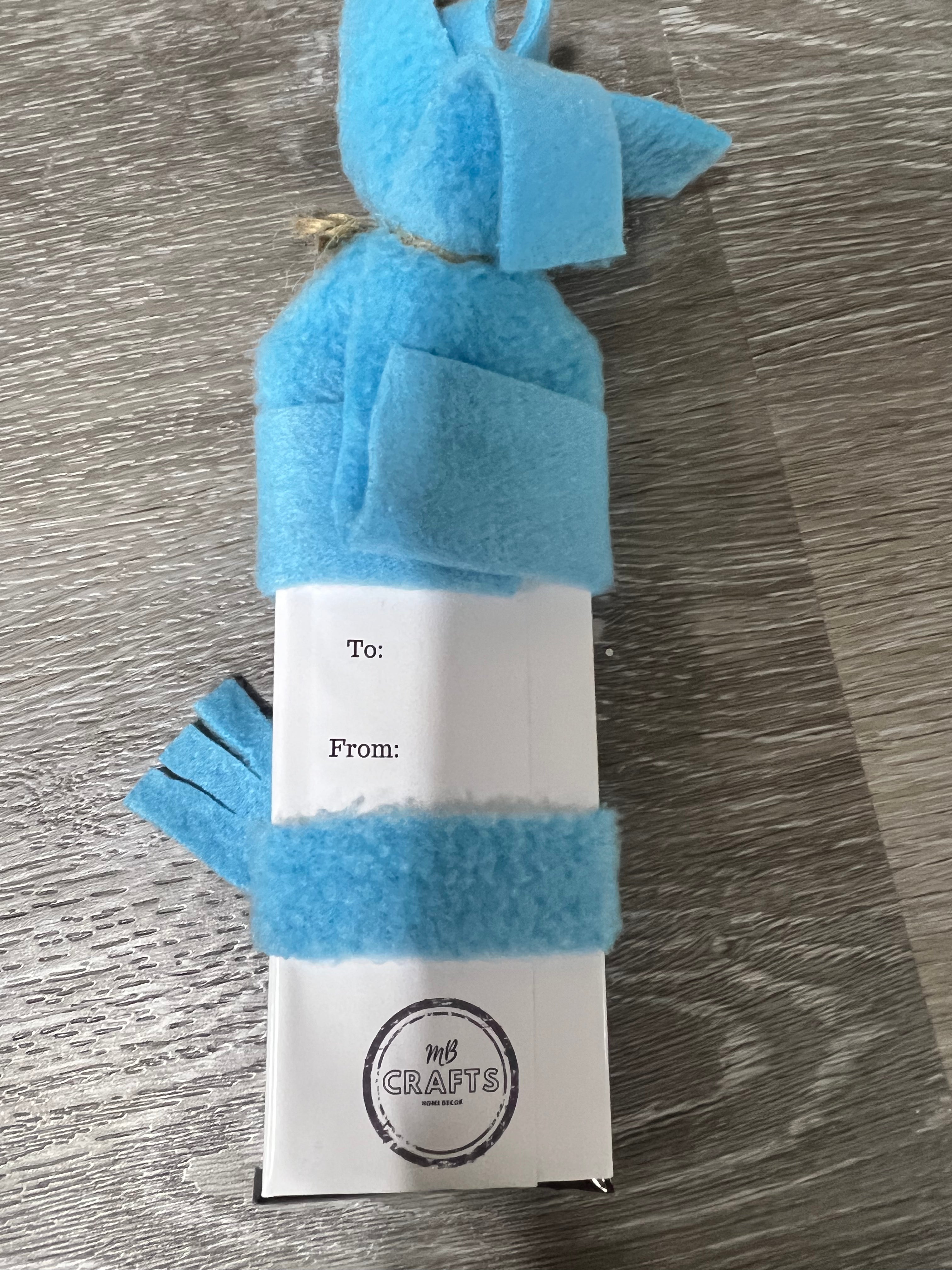 Minimum order of 5 - Hershey bar snowmen