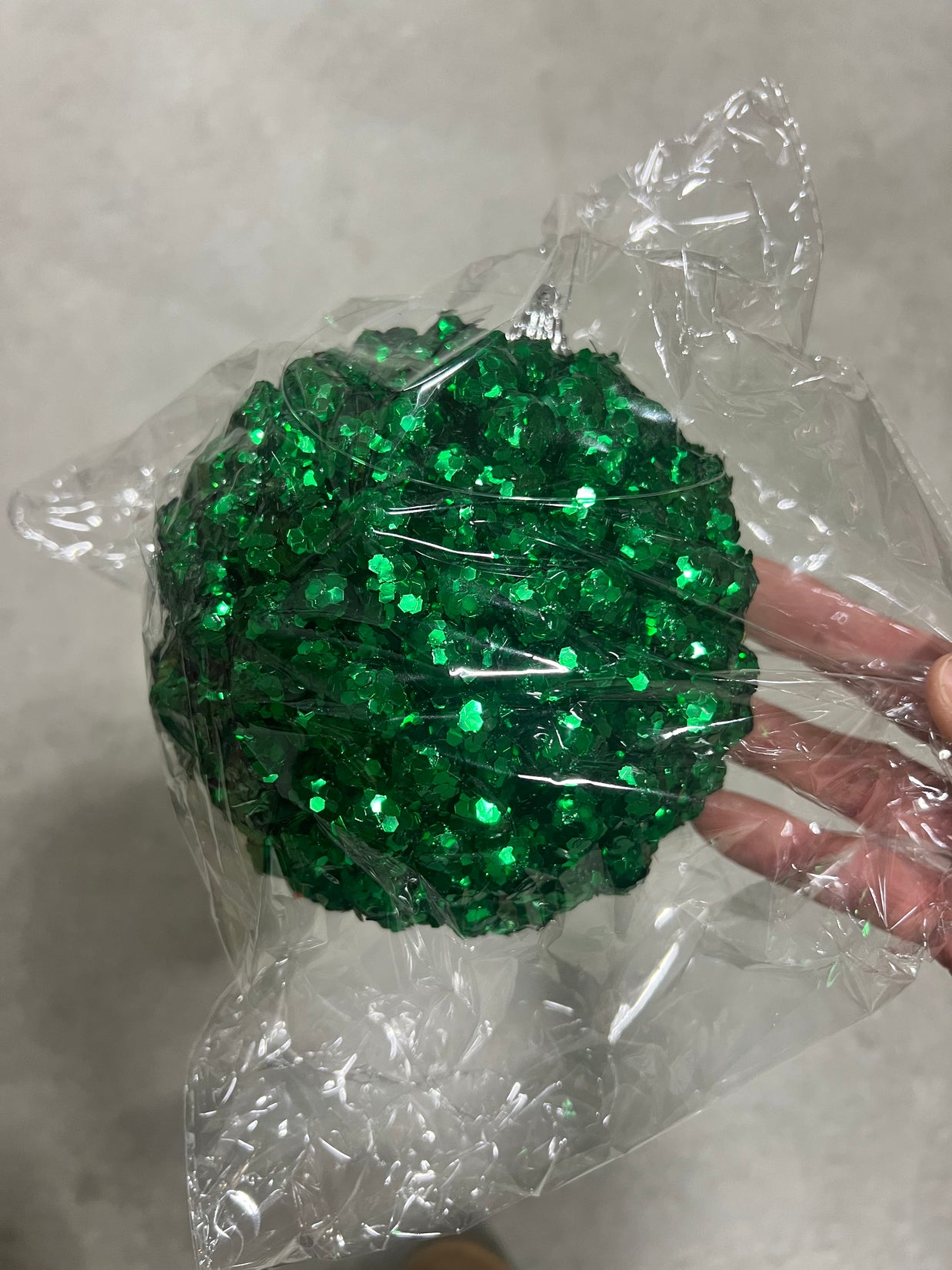 5” green ornament- decorn2746em