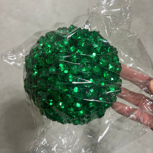 5” green ornament- decorn2746em