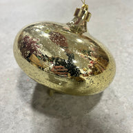 6” Gold Metallic Onion Ornament - 85951GD