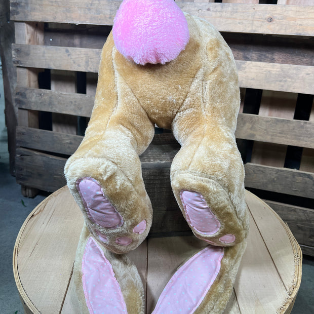 25" brown  bunny butt wreath attachment -  HE725015