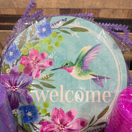 Welcome humming bird wreath kit - DIY wreath kit - humbirdkit