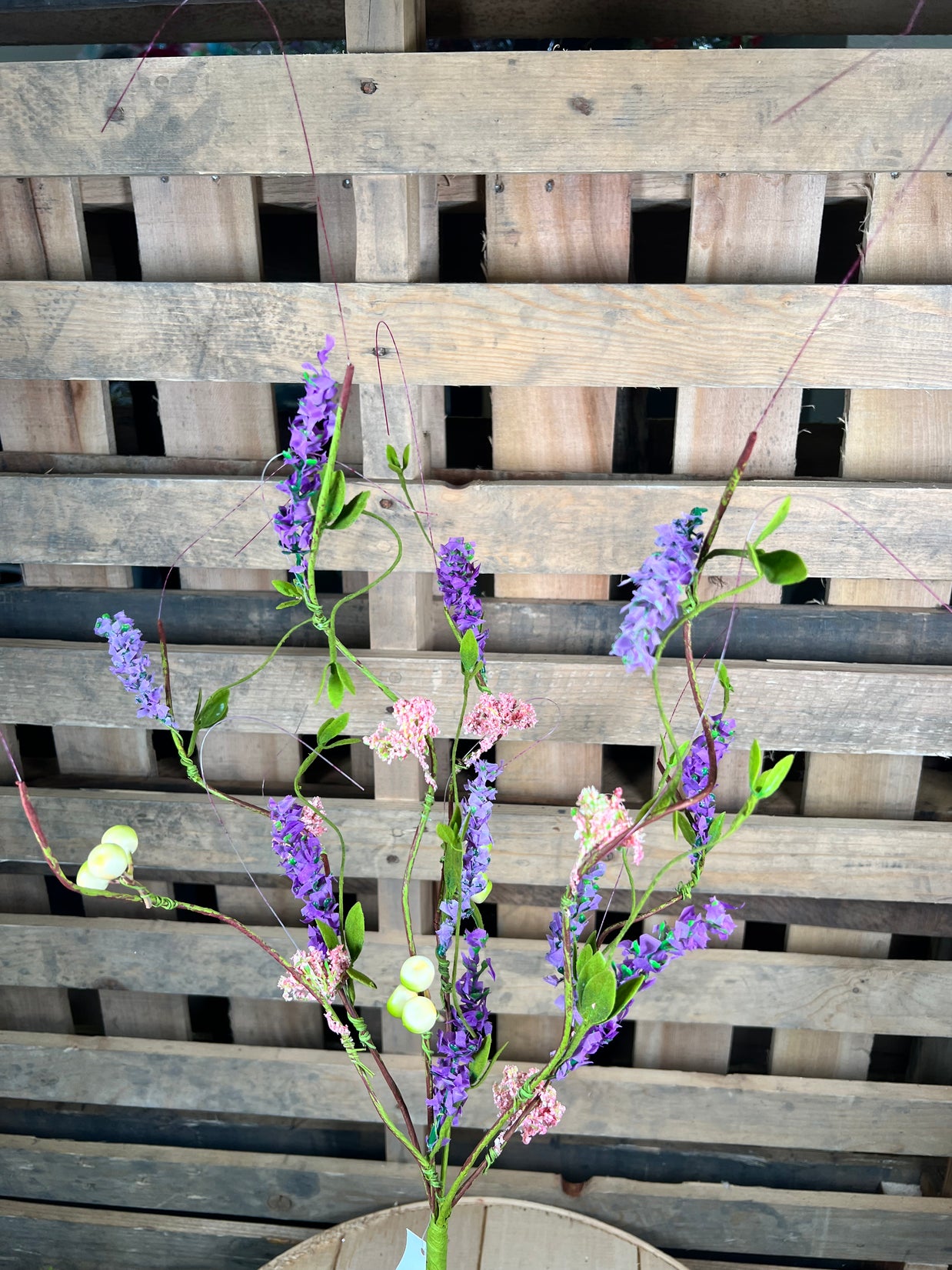 32" purple butterfly floral  bush - FH8096J5