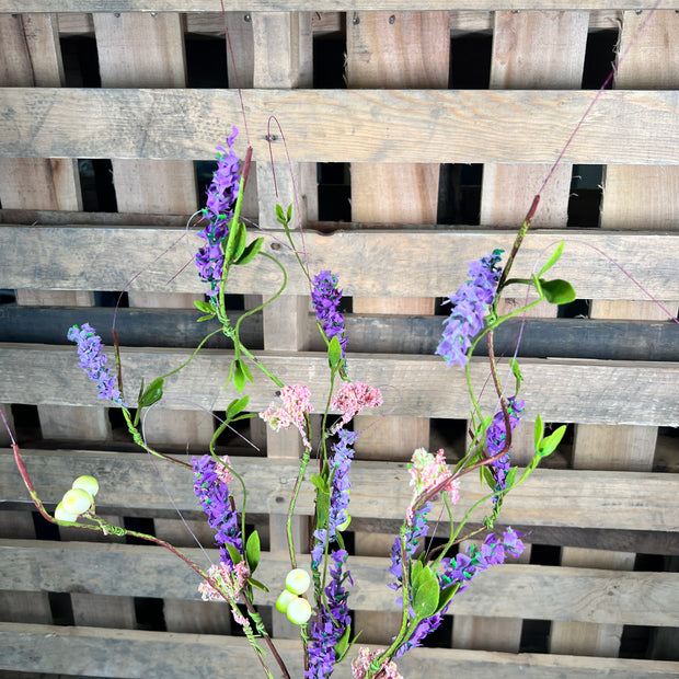 32" purple butterfly floral  bush - FH8096J5