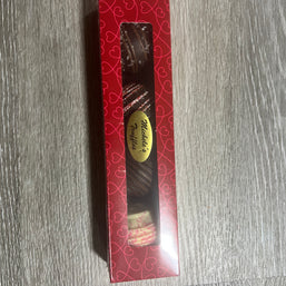 Four piece truffle assortment, Valentine’s Day rectangle, chocolate box - WV2694￼