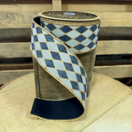 2.5” x 10yd antique Harlequin dlux ribbon - LX3149C2