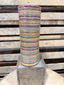 10" x 10Y Fall vertical stripe mesh - RE1369YJ