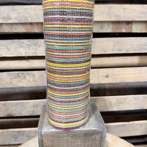 10" x 10Y Fall vertical stripe mesh - RE1369YJ