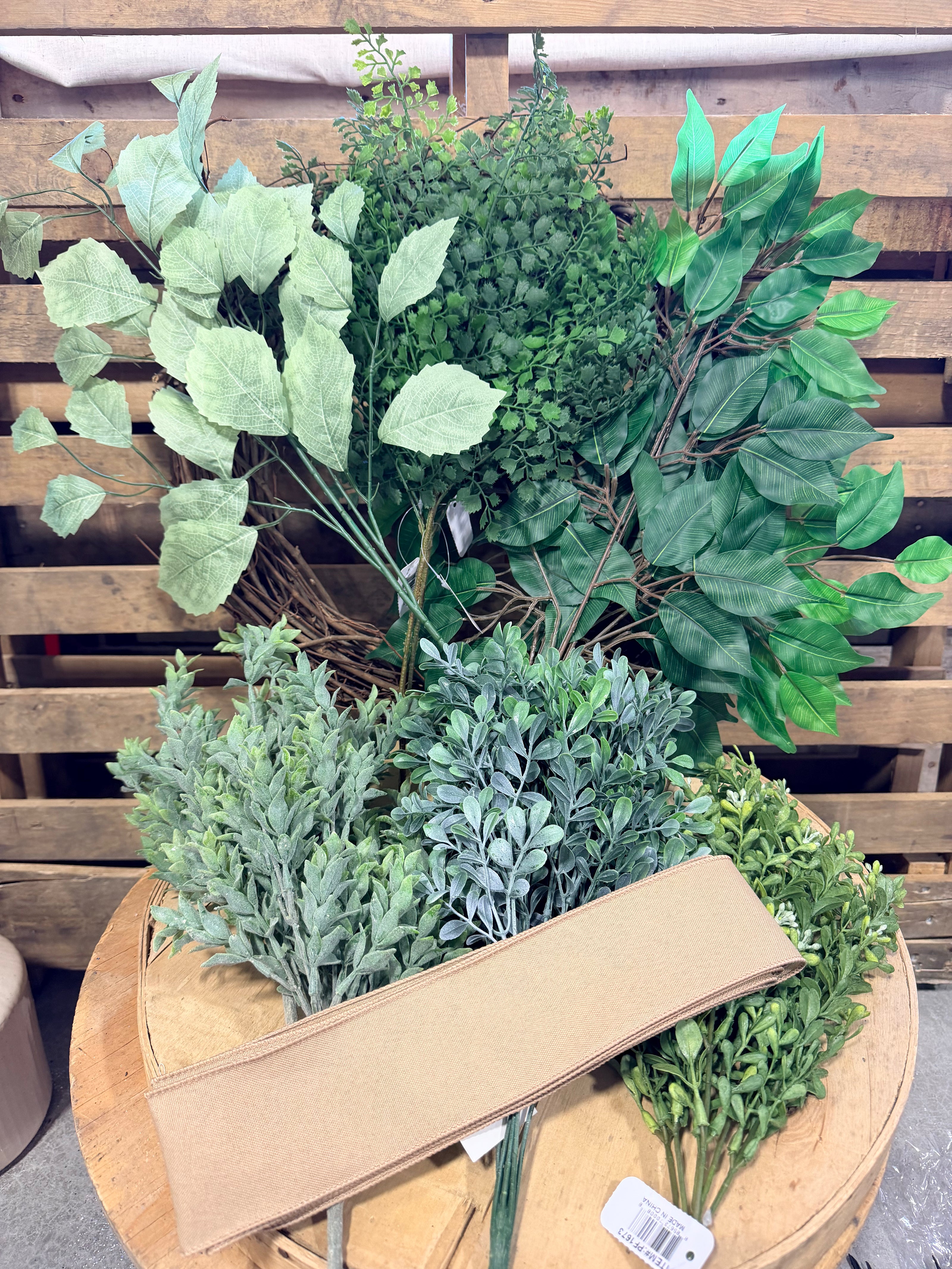 Everyday Grapevine wreath kit - DIY kit - Grapekit2