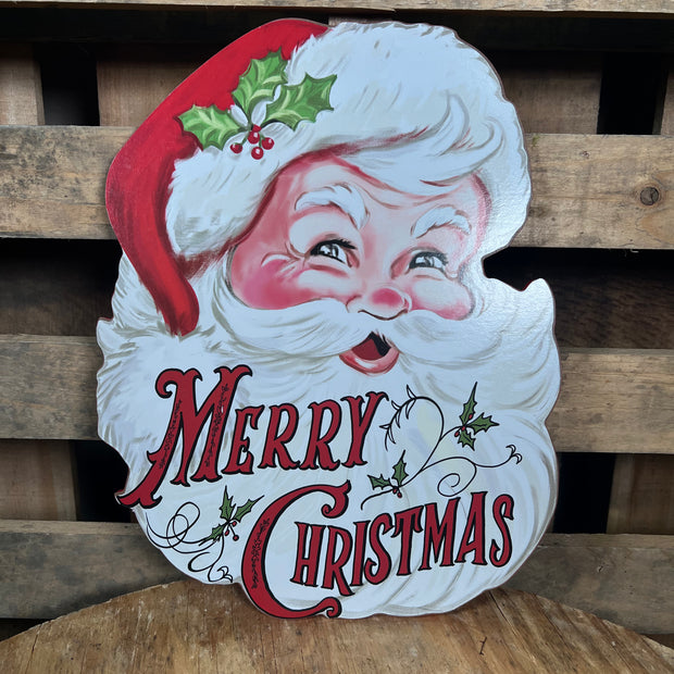 12"DIA Santa Face sign - 3140132