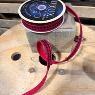7/8” x 10yd Mini Check Wired Ribbon - LX600324