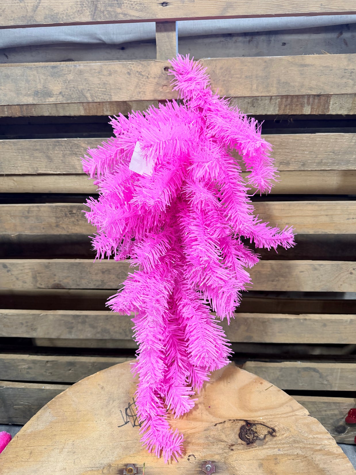 24"H Pink tear drop swag base - XX930522