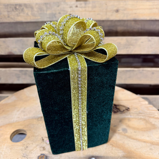 10" Decor Gift Box Lg - 86857GN