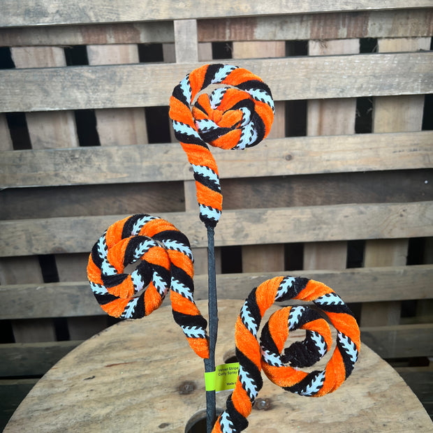 27”H Halloween swirl spray  - 57249ORBK