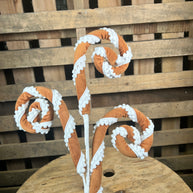 28”H gingerbread curly spray  - 86453BN