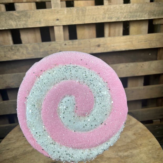 8”W Pink lollipop  - 85245PKWT