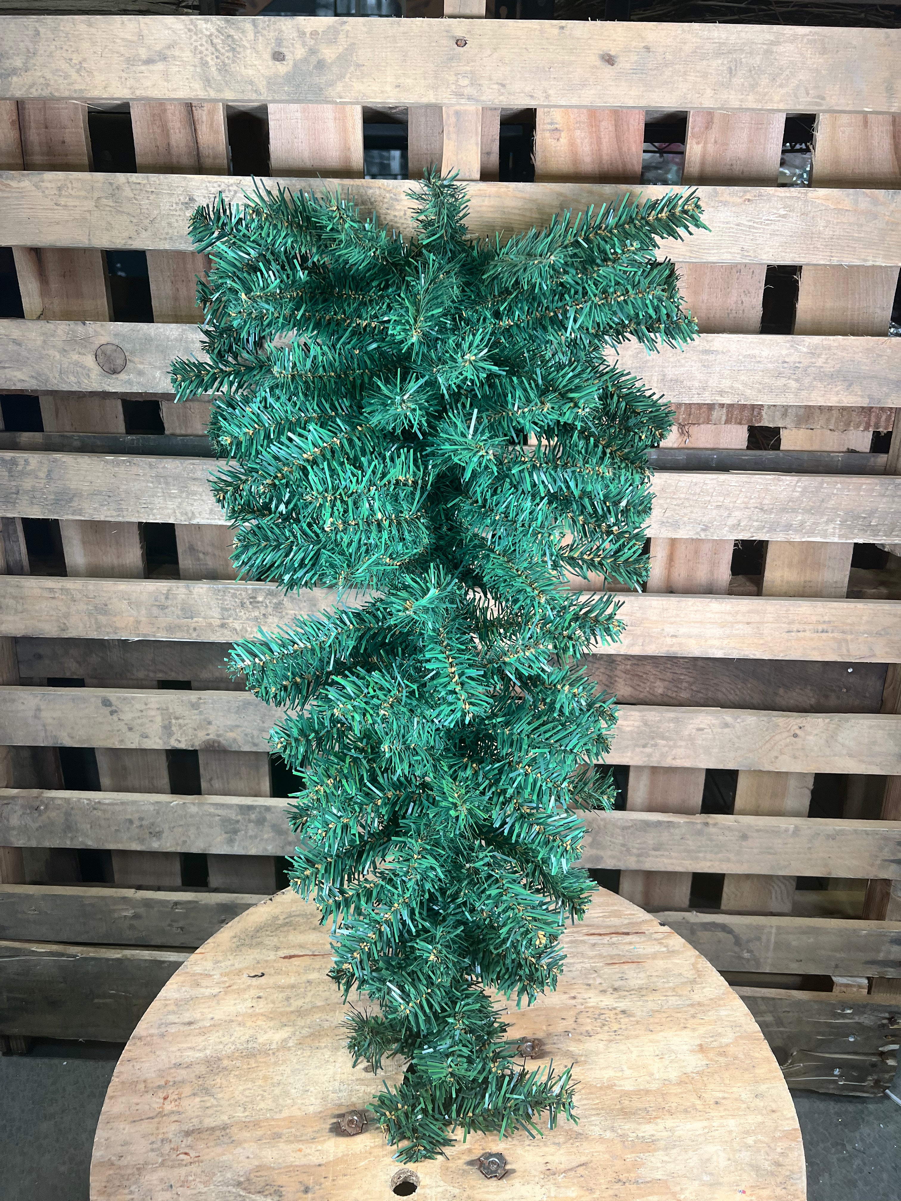 32”H evergreen tear drop swag base - 81337TE32