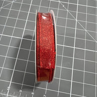 5/8” x 10Y red shimmer Wired Ribbon - RGF108924