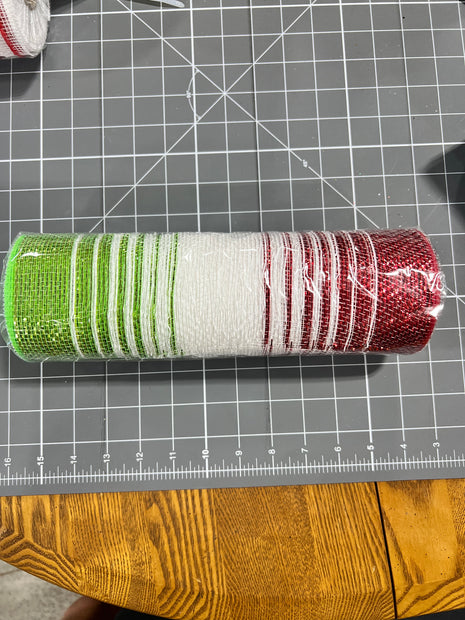 10" x 10Y ombré stripe mesh - RY861093