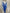 31"L GLITTERED/PAPER GRASS SPRAY - BLUE - XS104925