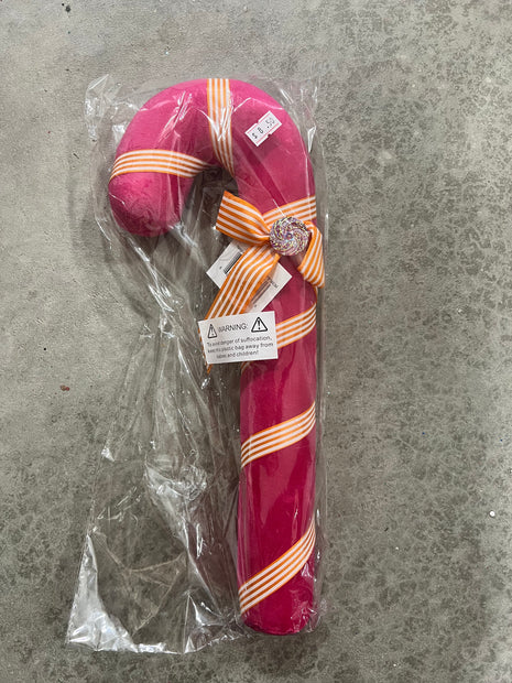 15”H  pink candy cane - 693076