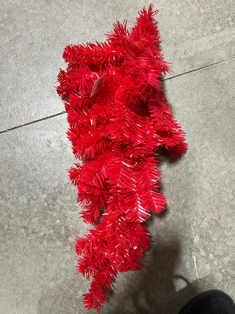 24"H red tear drop swag base - xx930524