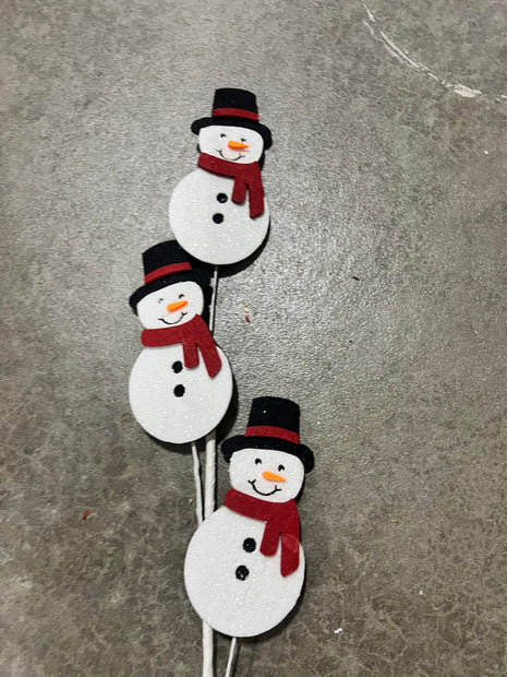 30”H snowman spray  - XP018324