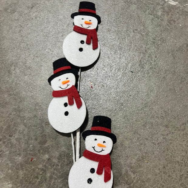 30”H snowman spray  - XP018324