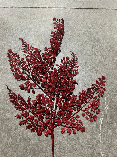 23”H red maidenhair fern - XS236724