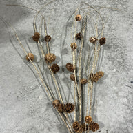 38 ”H pine cone branch spray - DC22108