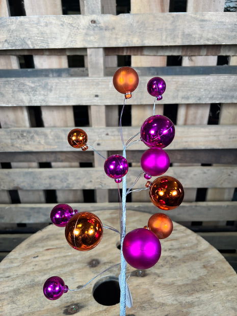 16" pink and orange ball spray - DCSP3543HPOR