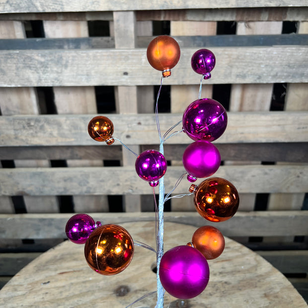 16" pink and orange ball spray - DCSP3543HPOR