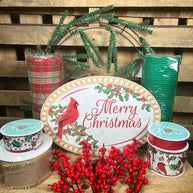 Cardinal wreath kit - DIY kit - Xmaskit1