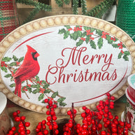 Cardinal wreath kit - DIY kit - Xmaskit1