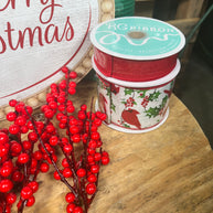 Cardinal wreath kit - DIY kit - Xmaskit1